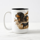 Gordon Setter Zweifarbige Tasse (Links)