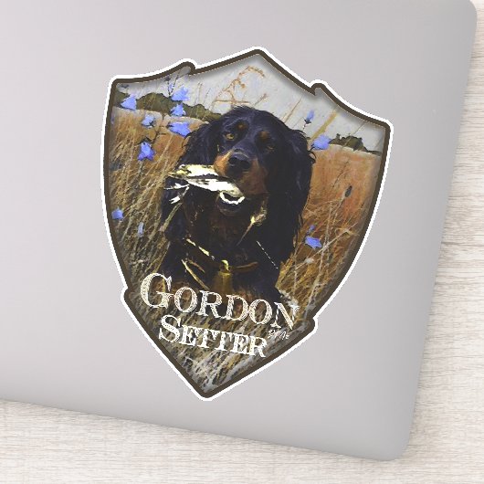 Gordon setters , Art Aufkleber (Detail)