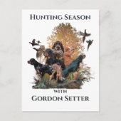 Gordon setters , Art Postkarte (Vorderseite)