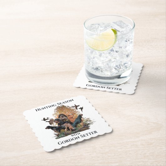 Gordon setters , Art Untersetzer (Vor Ort)
