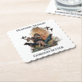 Gordon setters , Art Untersetzer (angewinkelt)