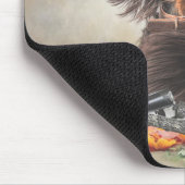 Gordon Setters , Vogelleidenschaft , Kunst Mousepad (Ecke)