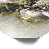 Gordon Setters , Vogelleidenschaft , Kunst Poster (Ecke)