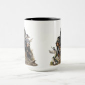 Gordon Setters , Vogelleidenschaft , Kunst Tasse (Zentrum)