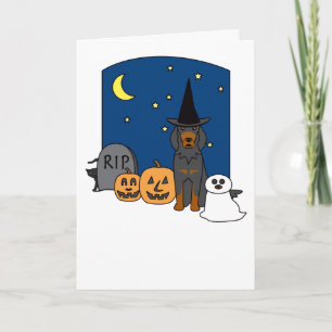 Gordon-Setzer Halloween Karte