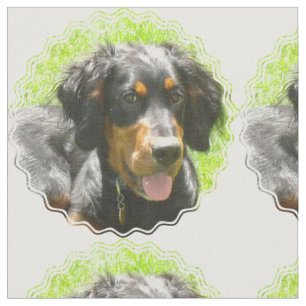 Gordon-Setzer-Hund Stoff