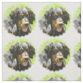 Gordon-Setzer-Hund Stoff (Muster)