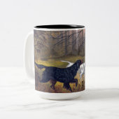 Gordon-Setzer im Punkt Zweifarbige Tasse (Vorderseite Links)