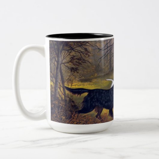 Gordon-Setzer im Punkt Zweifarbige Tasse (Links)