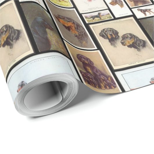 Gordon-Setzer-Zigaretten-Karten Geschenkpapier (Rolleneckpunkt)