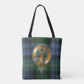 Gordon Tartan & Abzeichen Tasche (Rückseite)