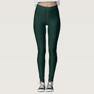 Gordon-Tartan blau-grün kariert Leggings
