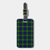 Gordon tartan blue kariert gepäckanhänger (Vorderseite vertikal)
