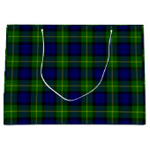 Gordon tartan blue kariert große geschenktüte (Vorderseite)