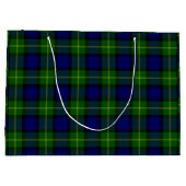 Gordon tartan blue kariert große geschenktüte (Rückseite)