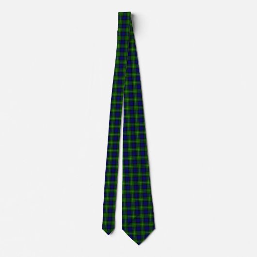 Gordon tartan blue kariert krawatte (Rückseite)