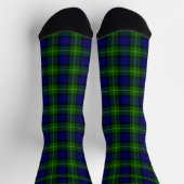 Gordon tartan blue kariert socken (Oben)