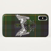 Gordon Tartan Cross Case-Mate iPhone Hülle (Rückseite (Horizontal))