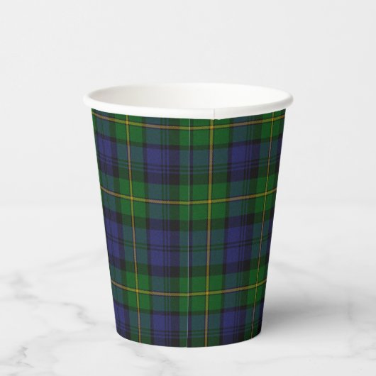 Gordon Tartan Kariert Paper Cups Pappbecher (Rechts)