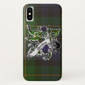 Gordon Tartan Lion Case-Mate iPhone Hülle (Rückseite)