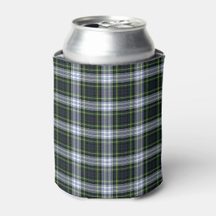 Gordon-Tartan Plaid Grün Weiß Lila Karo Dosenkühler