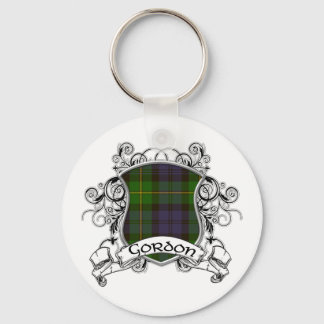 Gordon Tartan Shield Schlüsselanhänger