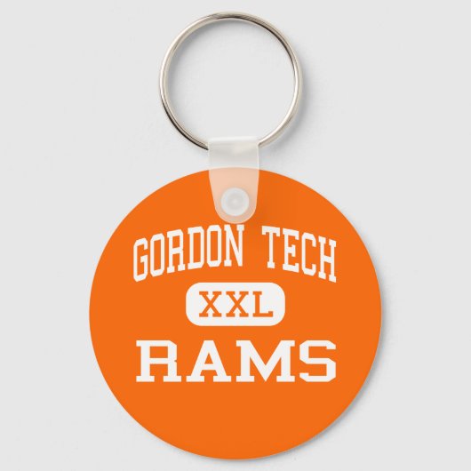 Gordon Tech - Rams - High - Chicago Illinois Schlüsselanhänger (Vorderseite)