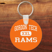 Gordon Tech - Rams - High - Chicago Illinois Schlüsselanhänger (Vorderseite)
