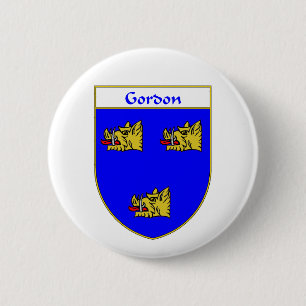 Gordon-Wappen/Familienwappen Button