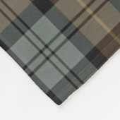 Gordon Weathered Clan Abzeichen Tartan Kariert Fleecedecke (Ecke)