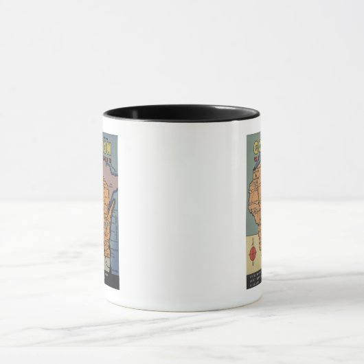 Gordon, Wisconsin - Große Buchstabenszenen Tasse (Zentrum)