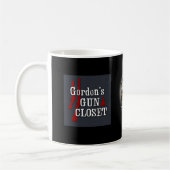 Gordons Gewehr-Wandschrank-Tasse Kaffeetasse (Links)