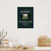 Gordon's Old Huntly Castle Coffee Co. Poster (Küche)