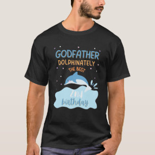Gordvater 2. Geburtstag Dolphin Bday Party Familie T-Shirt