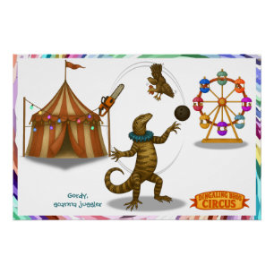 Gordy, der Goanna-Jongleur Poster