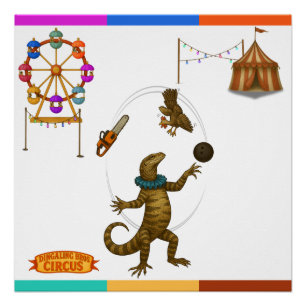 Gordy, der Goanna-Jongleur Poster