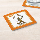 Gordy, der Jongleur mit den Krokodilen Untersetzer (angewinkelt)