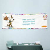 Gordy, Goanna-Jongleur Banner (Messeveranstaltung)