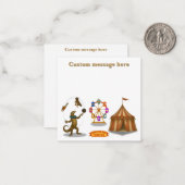 Gordy, goanna juggler mitteilungskarte (Vorderseite/Rückseite Beispiel)