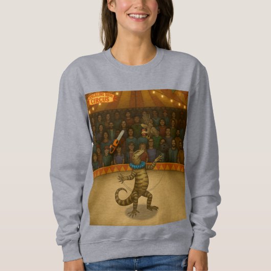 Gordy, goanna juggler sweatshirt (Vorderseite)