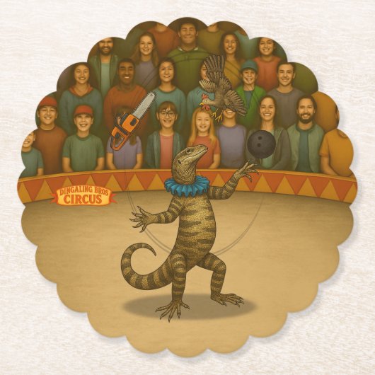 Gordy, goanna juggler untersetzer (Vorderseite)