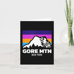 Gore Berg New York Skifahren Snowboarden Familie Karte