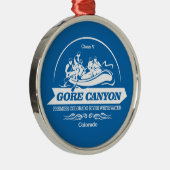 Gore Canyon (Rafting 2) Ornament Aus Metall (Rechts)