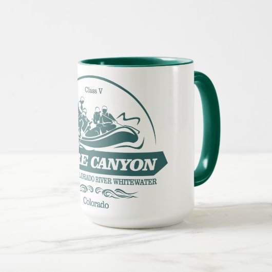 Gore Canyon (Rafting 2) Tasse (VorderseiteRechts)
