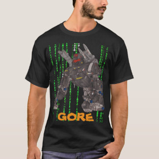GORE GOLD LOGO MATRIX SCHWARZ VON SAMURAI FEUDAL K T-Shirt
