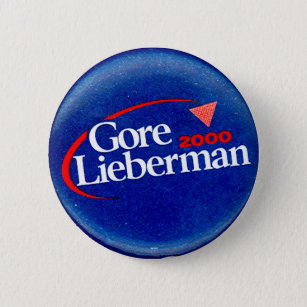 Gore-Lieberman 2000 - Knopf Button