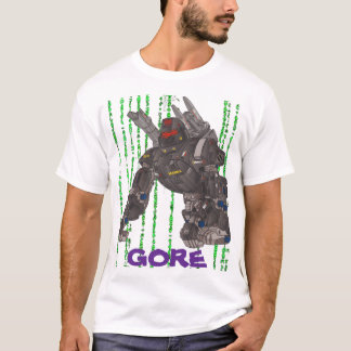 GORE LILA WEISS MATRIX SCHWARZ BY SAMURAI FEUDAL  T-Shirt