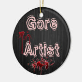 Gore-Make-upverzierung Keramik Ornament (Links)