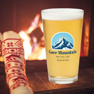 Gore Mountain, New York, NY Skizentrum Bier Glas