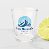 Gore Mountain, New York, NY Skizentrum Schnapsglas (Vorderseite)